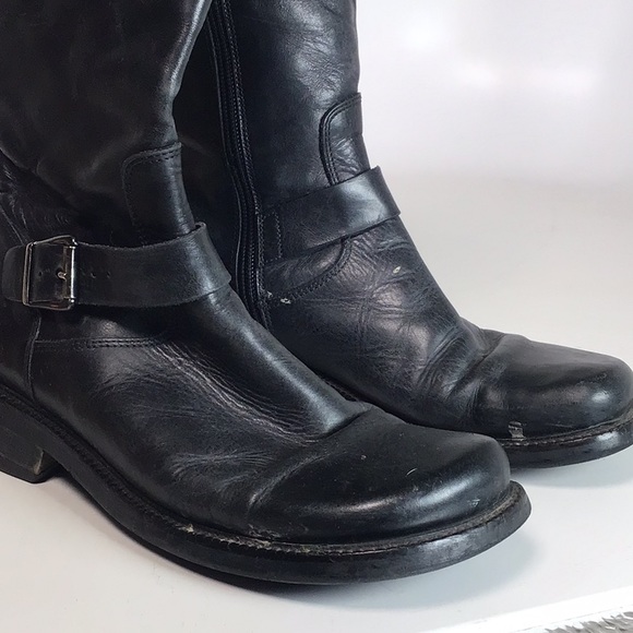 Cordani Buckle Short Boots Moto Italy Leather - Picture 4 of 8